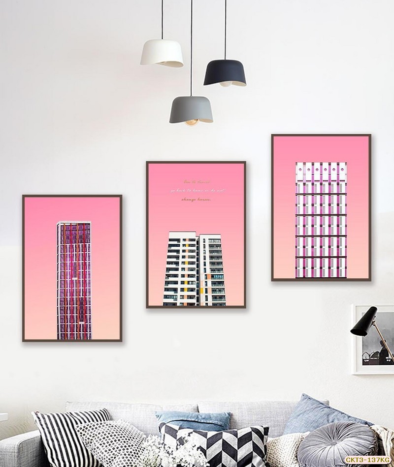 Tòa nhà - hồng CKT3-137KG